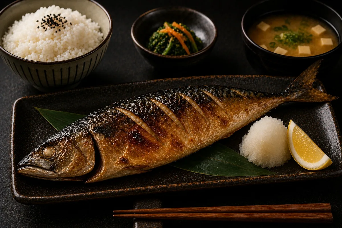 Salt-Grilled Mackerel