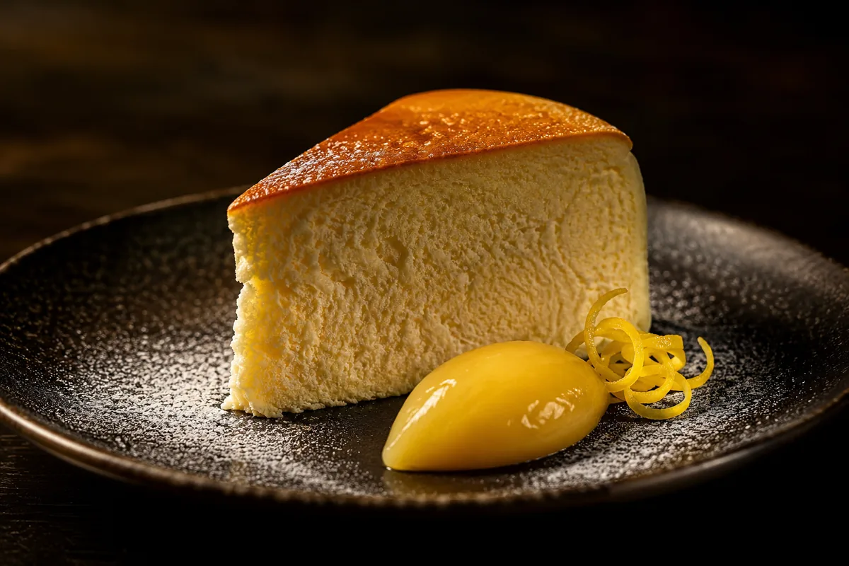 Yuzu Soufflé Cheesecake